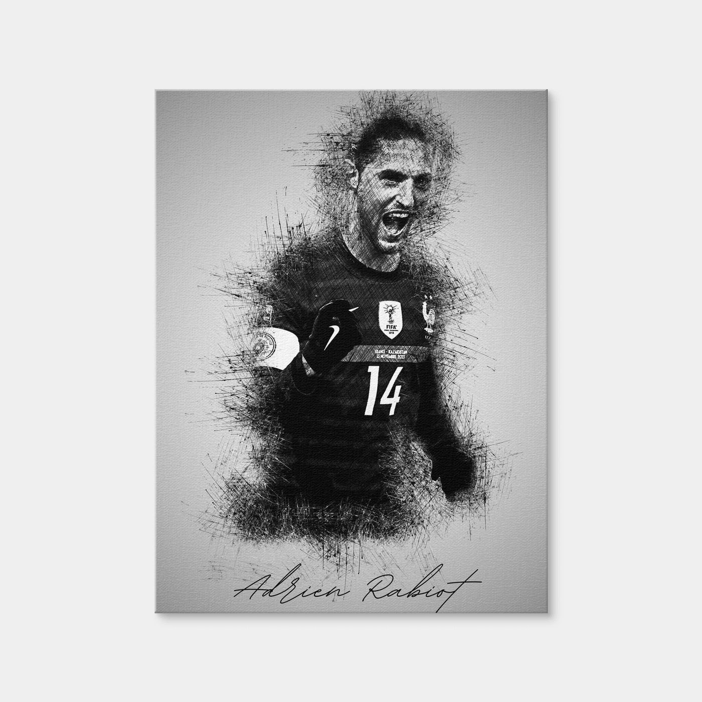 AUTO-MOCKUP WHITE | Adrien Rabiot 2 | 1 Piece | Gallery Wrap Canvas | group=3x4