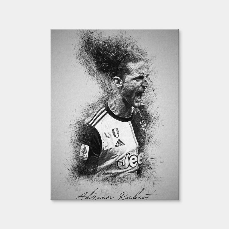 AUTO-MOCKUP WHITE | Adrien Rabiot | 1 Piece | Gallery Wrap Canvas | group=3x4