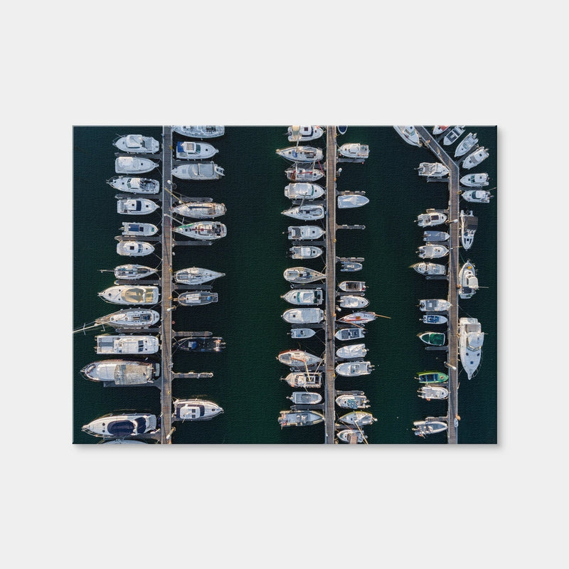 AUTO-MOCKUP WHITE | Aerial Marina | 1 Piece | Gallery Wrap Canvas | group=4x3