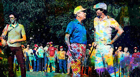 Al and Ty Caddyshack Wall Art