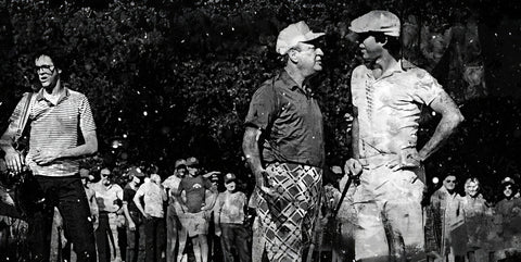 Al and Ty Caddyshack Grayscale Wall Art