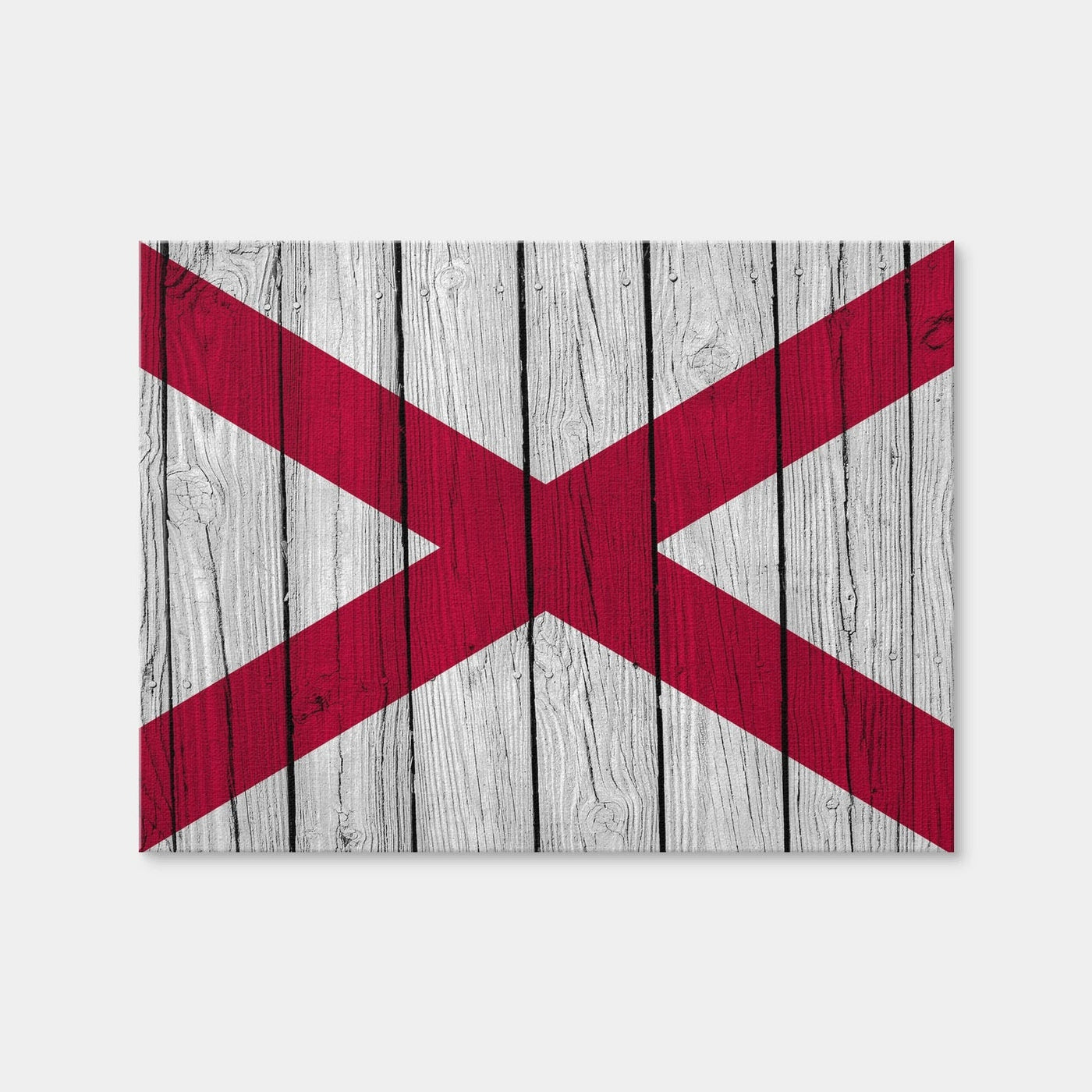 AUTO-MOCKUP WHITE | Alabama State Flag | 1 Piece | Gallery Wrap Canvas | group=4x3