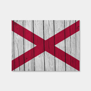 AUTO-MOCKUP WHITE | Alabama State Flag | 1 Piece | Gallery Wrap Canvas | group=4x3