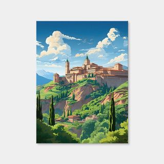 AUTO-MOCKUP WHITE | Alhambra - Grenada - Spain | 1 Piece | Gallery Wrap Canvas | group=3x4