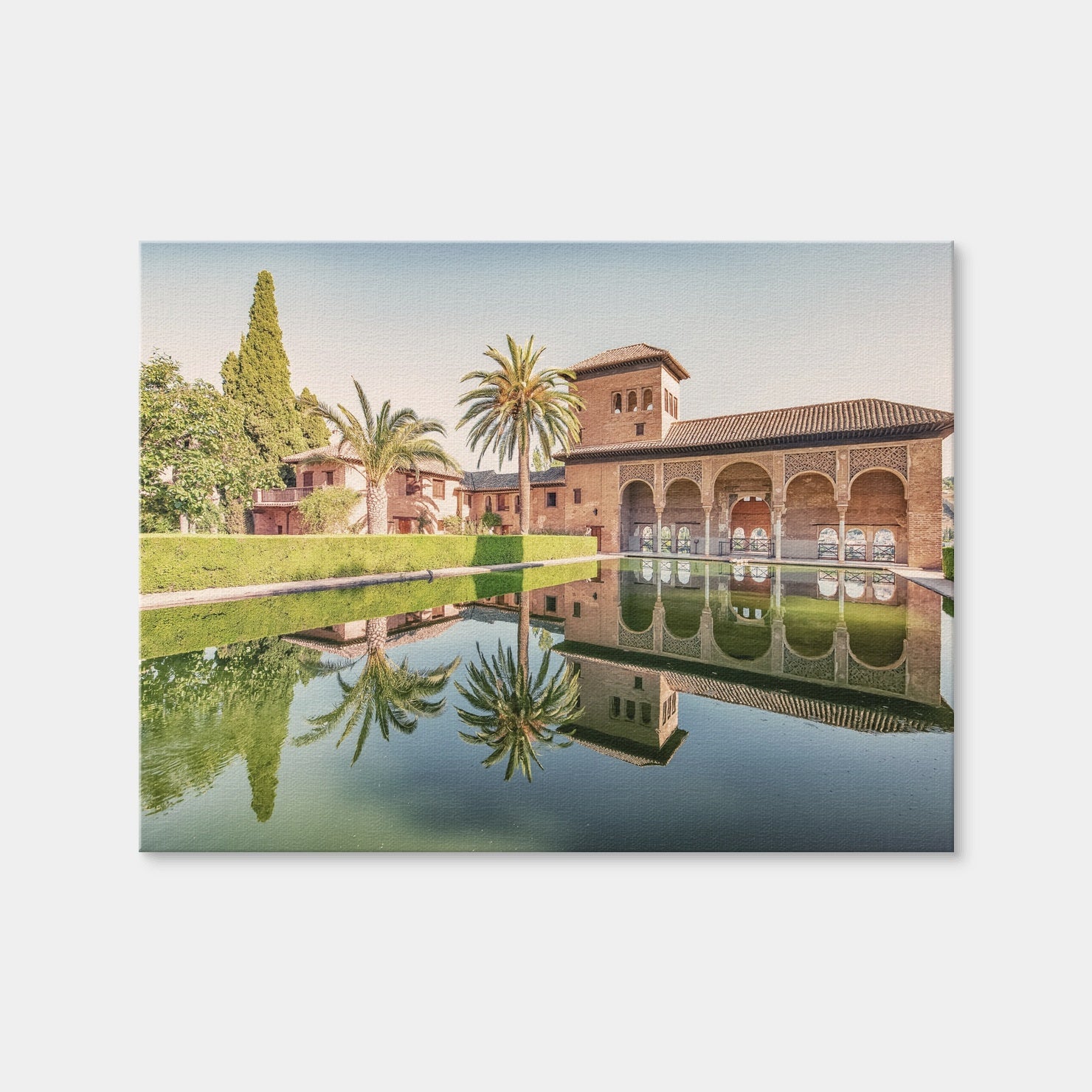 AUTO-MOCKUP WHITE | Alhambra Garden | 1 Piece | Gallery Wrap Canvas | group=4x3