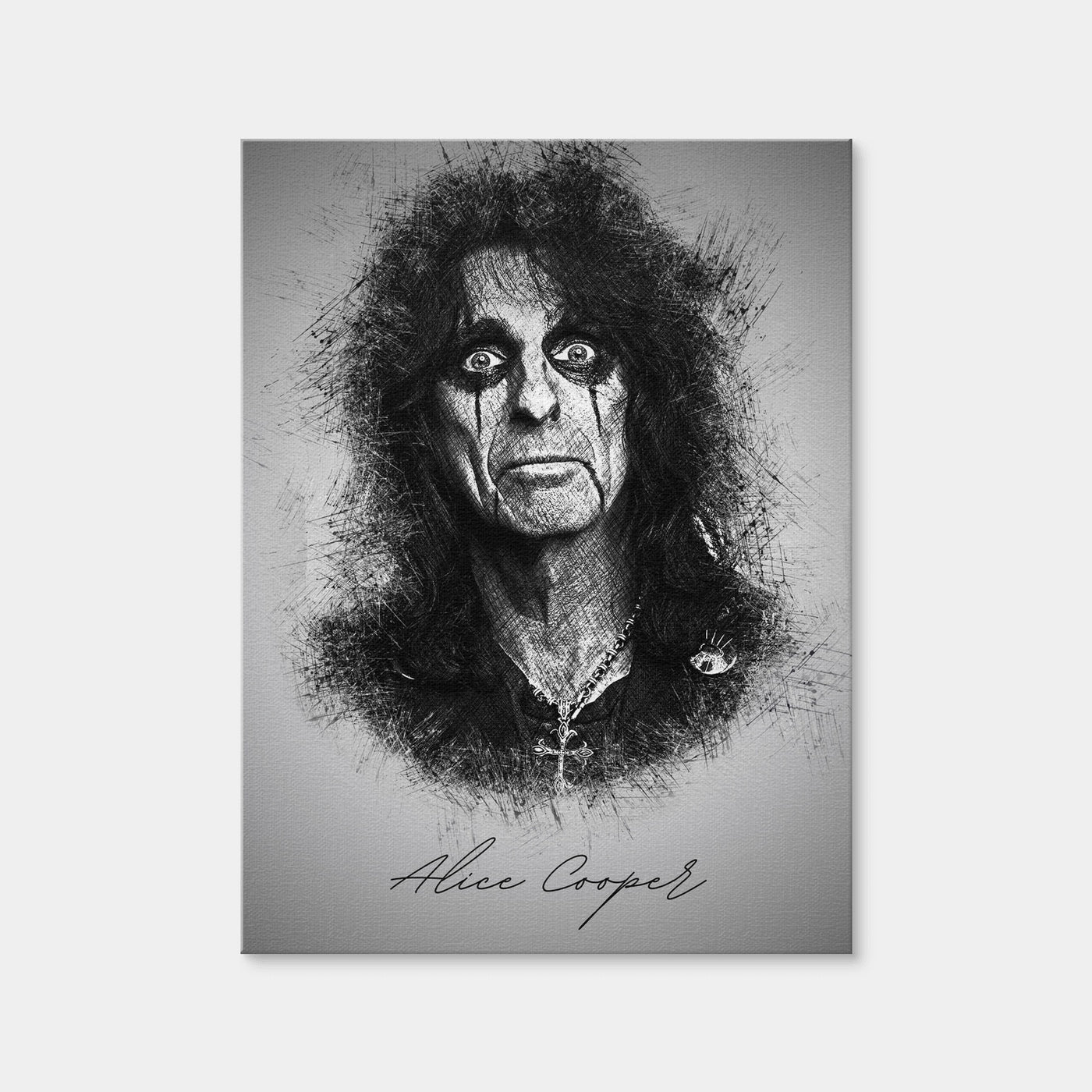 AUTO-MOCKUP WHITE | Alice Cooper | 1 Piece | Gallery Wrap Canvas | group=3x4