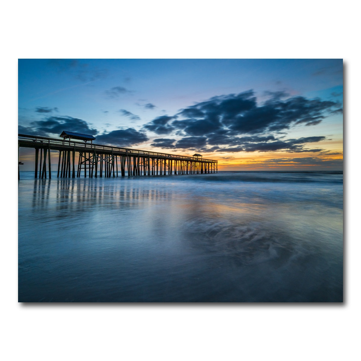 AUTO-MOCKUP WHITE | Amelia Island Pier | 1 Piece | Gallery Wrap Canvas | group=4x3