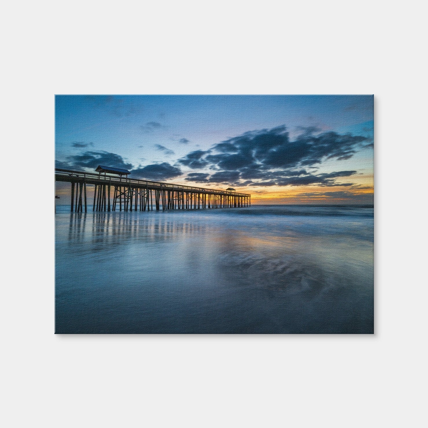 AUTO-MOCKUP WHITE | Amelia Island Pier | 1 Piece | Gallery Wrap Canvas | group=4x3
