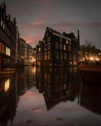 Amsterdam At Dusk Wall Art