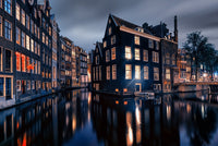 Amsterdam By Night Wall Art