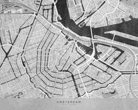 Amsterdam Map 2 Wall Art