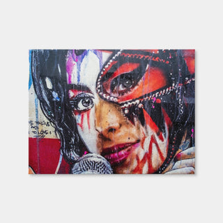 AUTO-MOCKUP WHITE | Amy Winehouse Painting on Wall | 1 Piece | Gallery Wrap Canvas | group=4x3