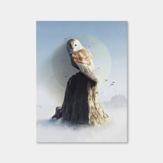 AUTO-MOCKUP WHITE | Ancestral Owl | 1 Piece | Gallery Wrap Canvas | group=3x4