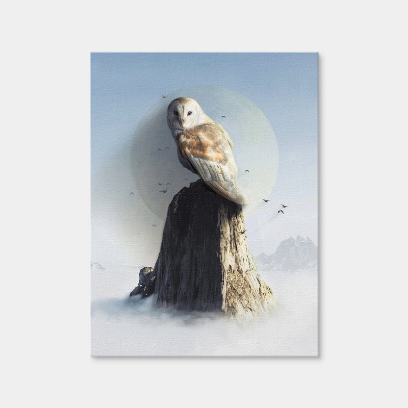 AUTO-MOCKUP WHITE | Ancestral Owl | 1 Piece | Gallery Wrap Canvas | group=3x4