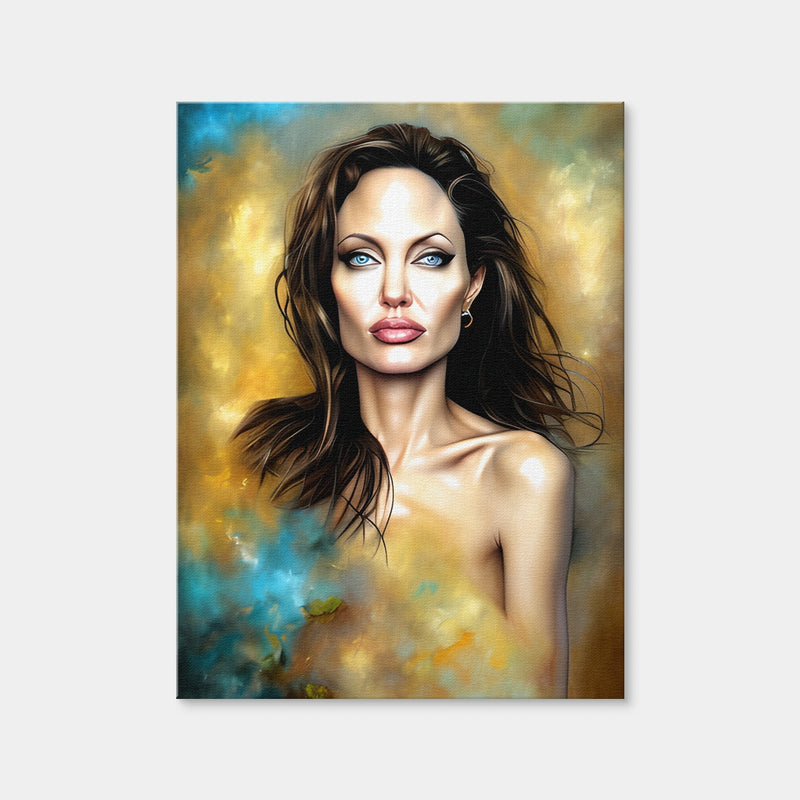 AUTO-MOCKUP WHITE | Angelina Jolie | 1 Piece | Gallery Wrap Canvas | group=3x4