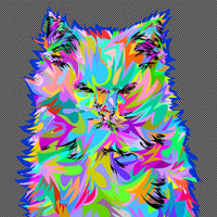 Angry Cat Wall Art