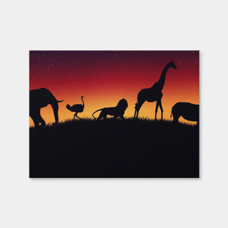AUTO-MOCKUP WHITE | Animals of Africa | 1 Piece | Gallery Wrap Canvas | group=4x3