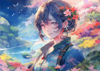 Anime Lady Wall Art