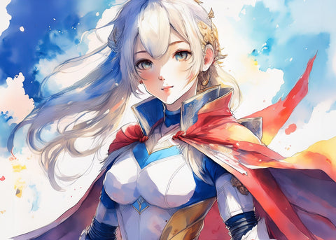 Anime Super Girl Wall Art