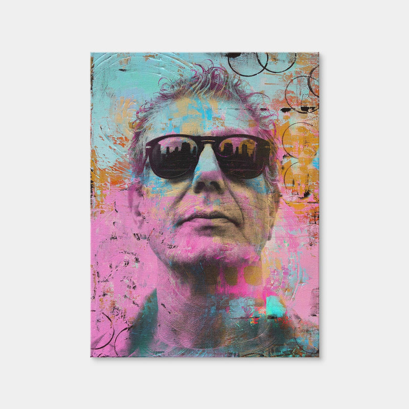 AUTO-MOCKUP WHITE | Anthony Bourdain | 1 Piece | Gallery Wrap Canvas | group=3x4