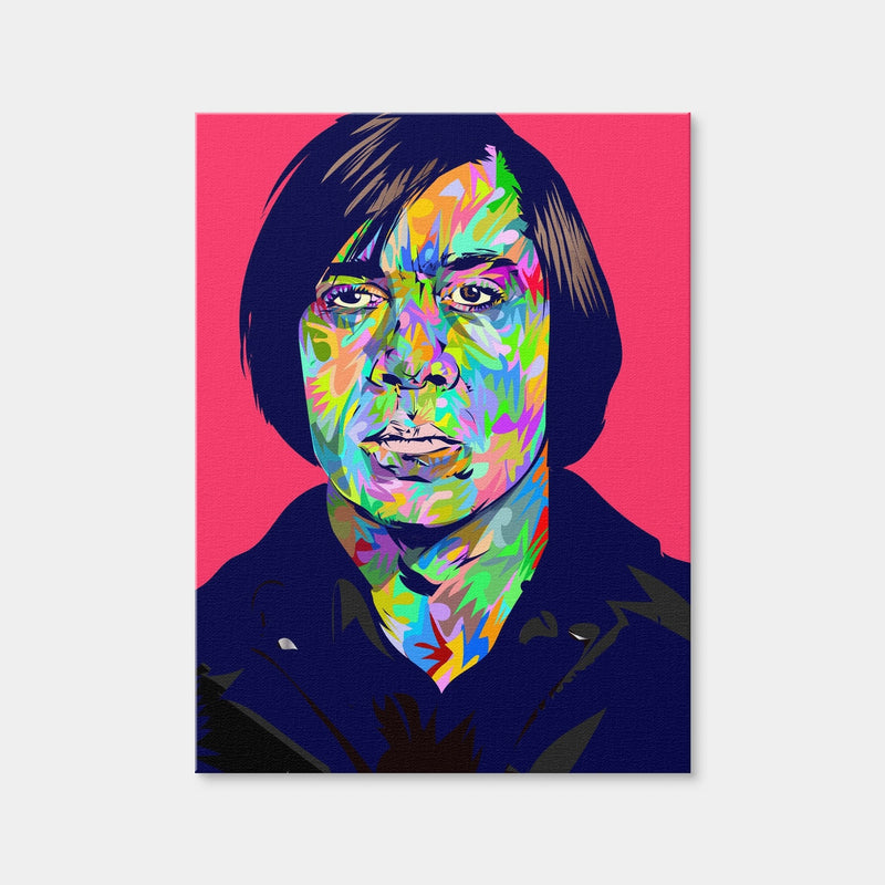 AUTO-MOCKUP WHITE | Anton - No Country for Old Men | 1 Piece | Gallery Wrap Canvas | group=3x4