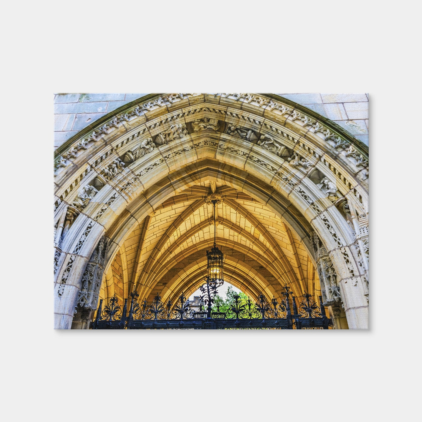 AUTO-MOCKUP WHITE | Arch Harkness Tower | 1 Piece | Gallery Wrap Canvas | group=4x3