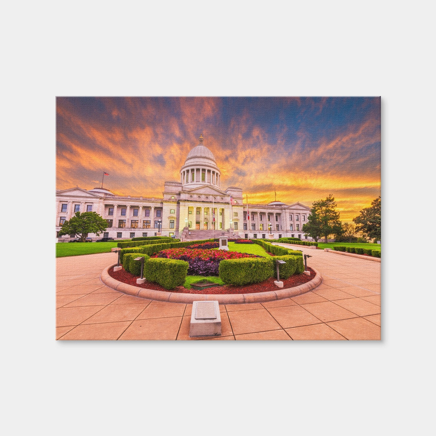 AUTO-MOCKUP WHITE | Arkansas State Capitol Building | 1 Piece | Gallery Wrap Canvas | group=4x3