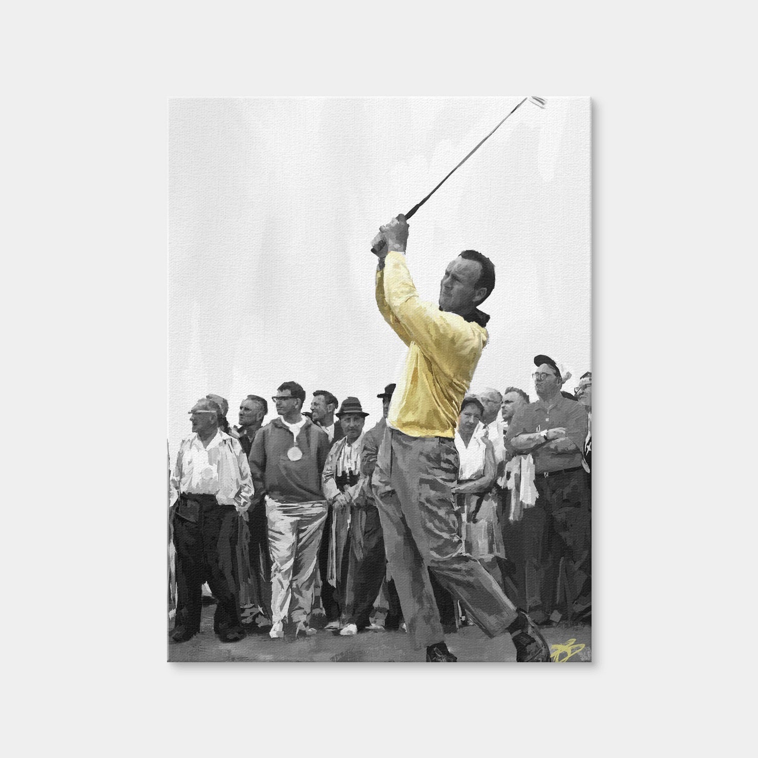 AUTO-MOCKUP WHITE | Arnold Palmer Tee Shot | 1 Piece | Gallery Wrap Canvas | group=3x4