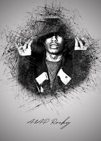 Asap Rocky Hood Wall Art