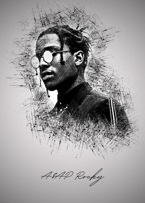 Asap Rocky Shades Wall Art
