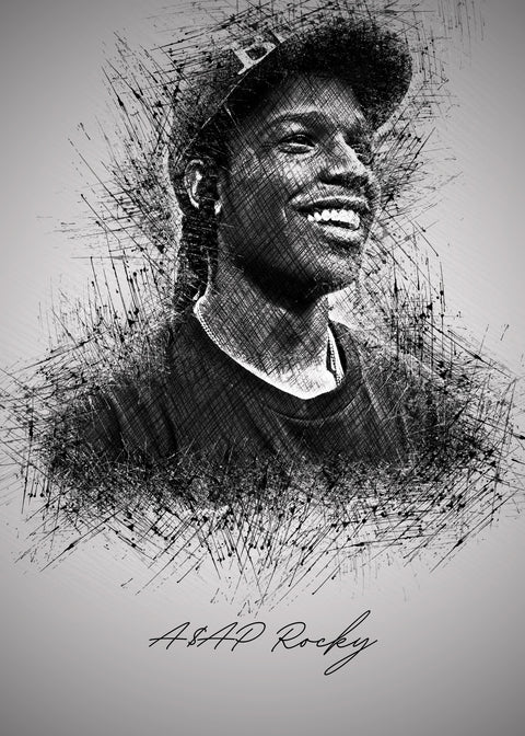 Asap Rocky Smile Wall Art