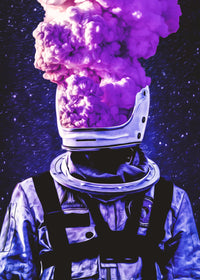 Astronaut Haze Wall Art