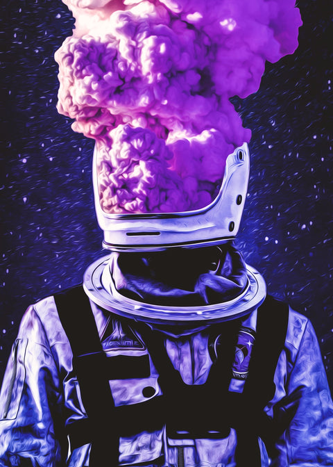 Astronaut Haze Wall Art