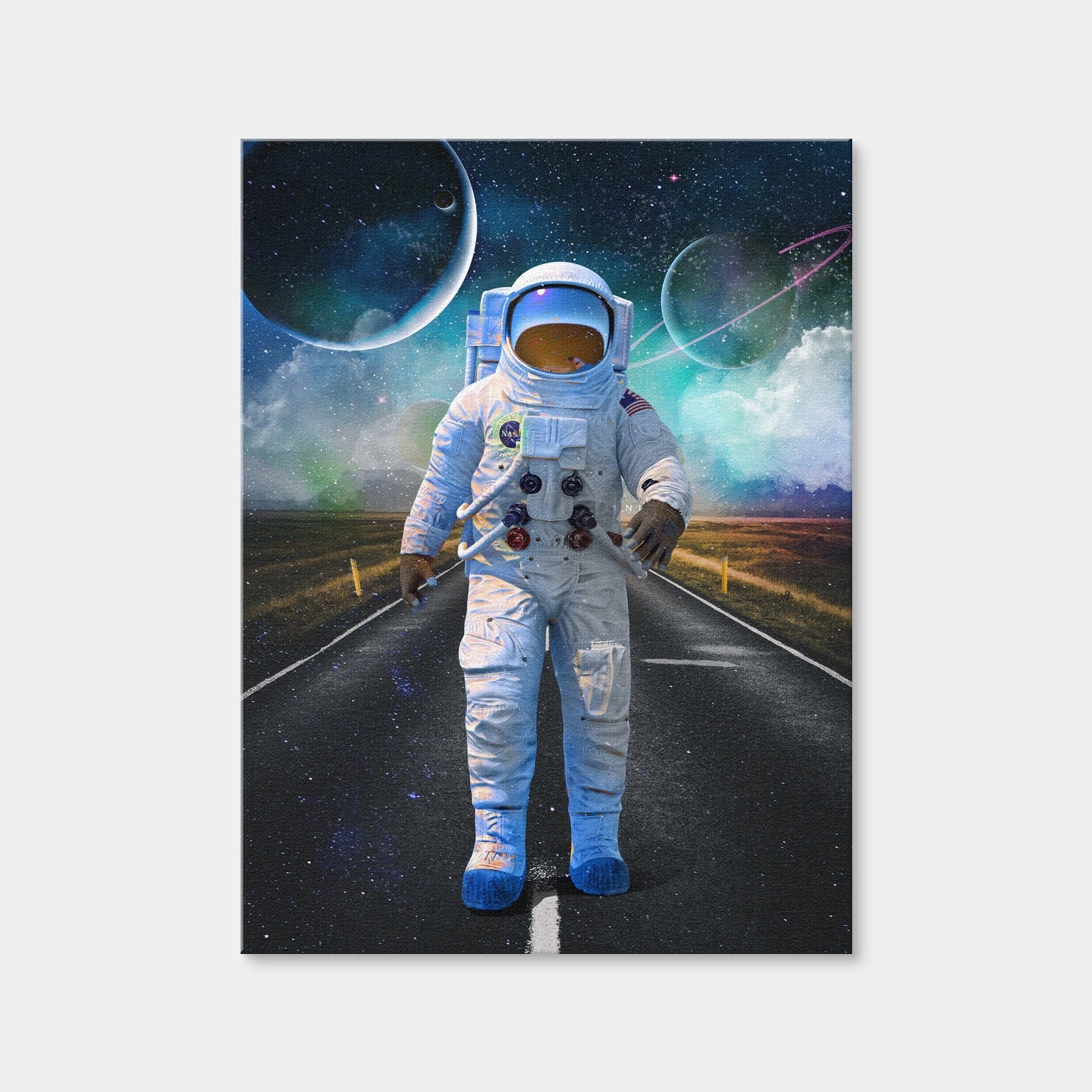 AUTO-MOCKUP WHITE | Astronaut Road | 1 Piece | Gallery Wrap Canvas | group=3x4
