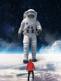 Astronaut feet canvas art Wall Art