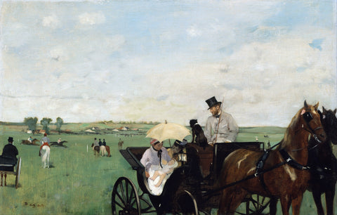 At the Races in the Countryside Wall Art