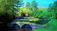 Augusta National Abstract Wall Art