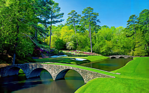 Augusta National Painted Wall Art