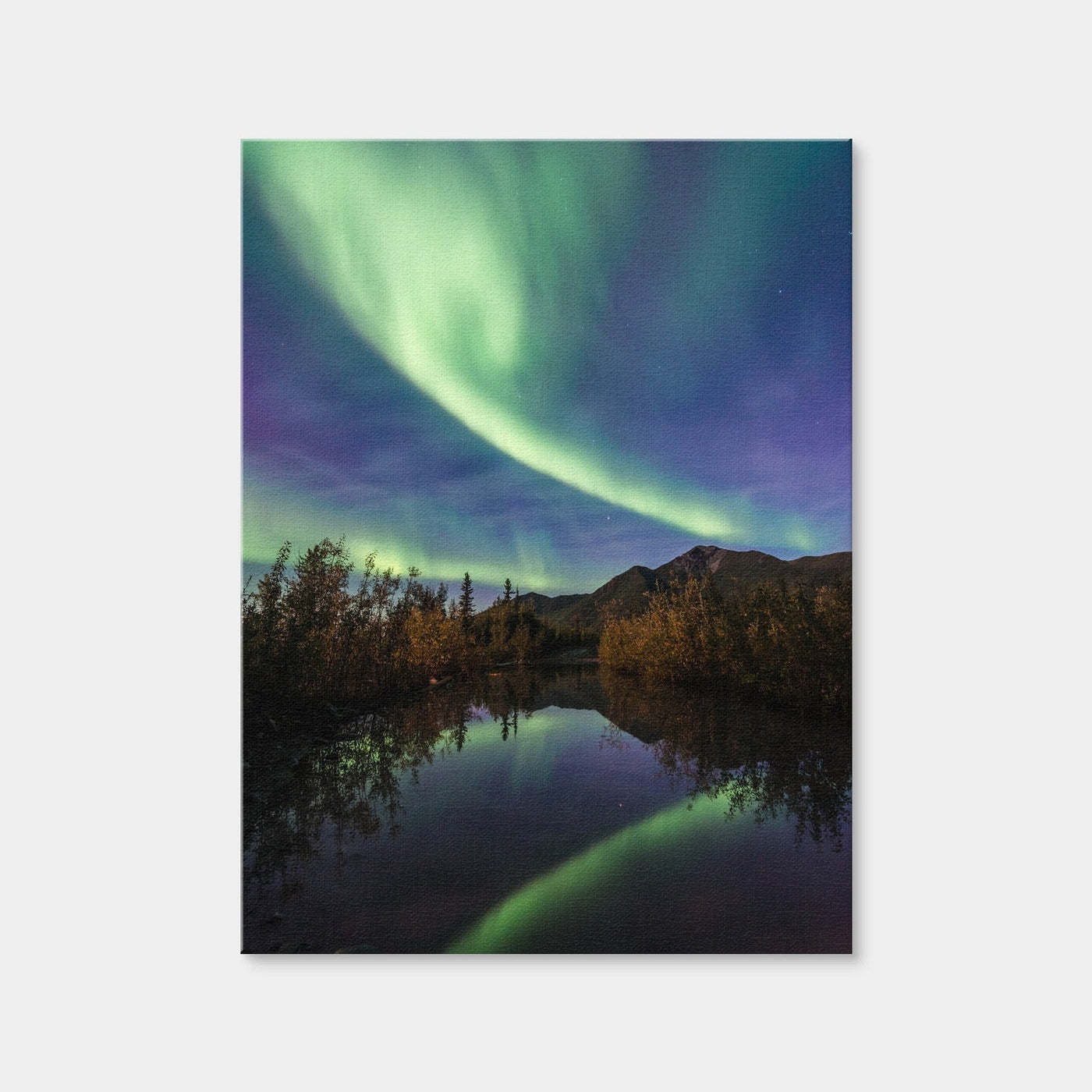 AUTO-MOCKUP WHITE | Aurora Reflections | 1 Piece | Gallery Wrap Canvas | group=3x4