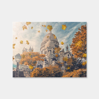 AUTO-MOCKUP WHITE | Autumn In Montmartre | 1 Piece | Gallery Wrap Canvas | group=4x3