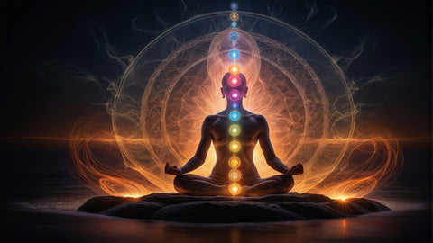 Awakening in meditation Wall Art