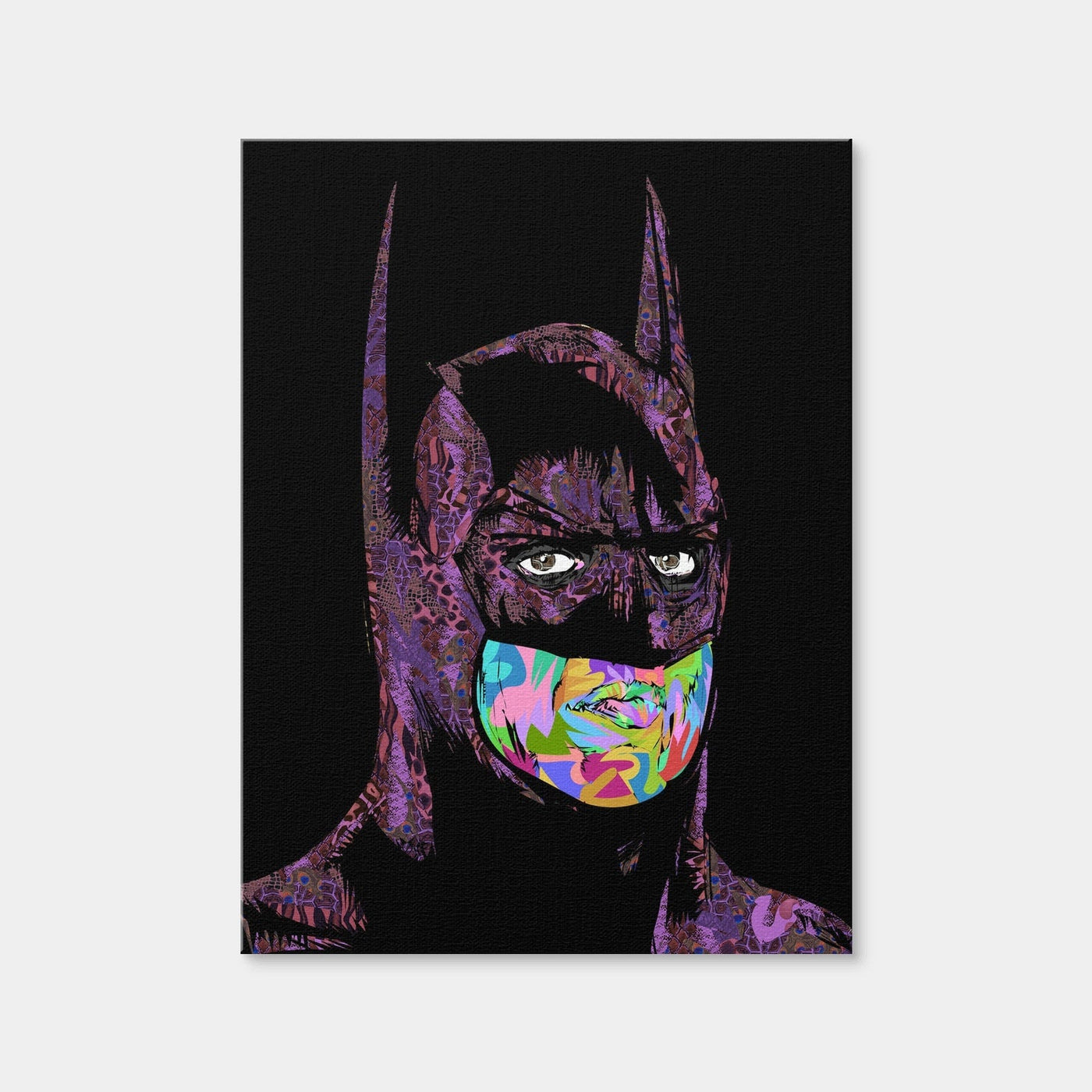 AUTO-MOCKUP WHITE | Batman Color | 1 Piece | Gallery Wrap Canvas | group=3x4
