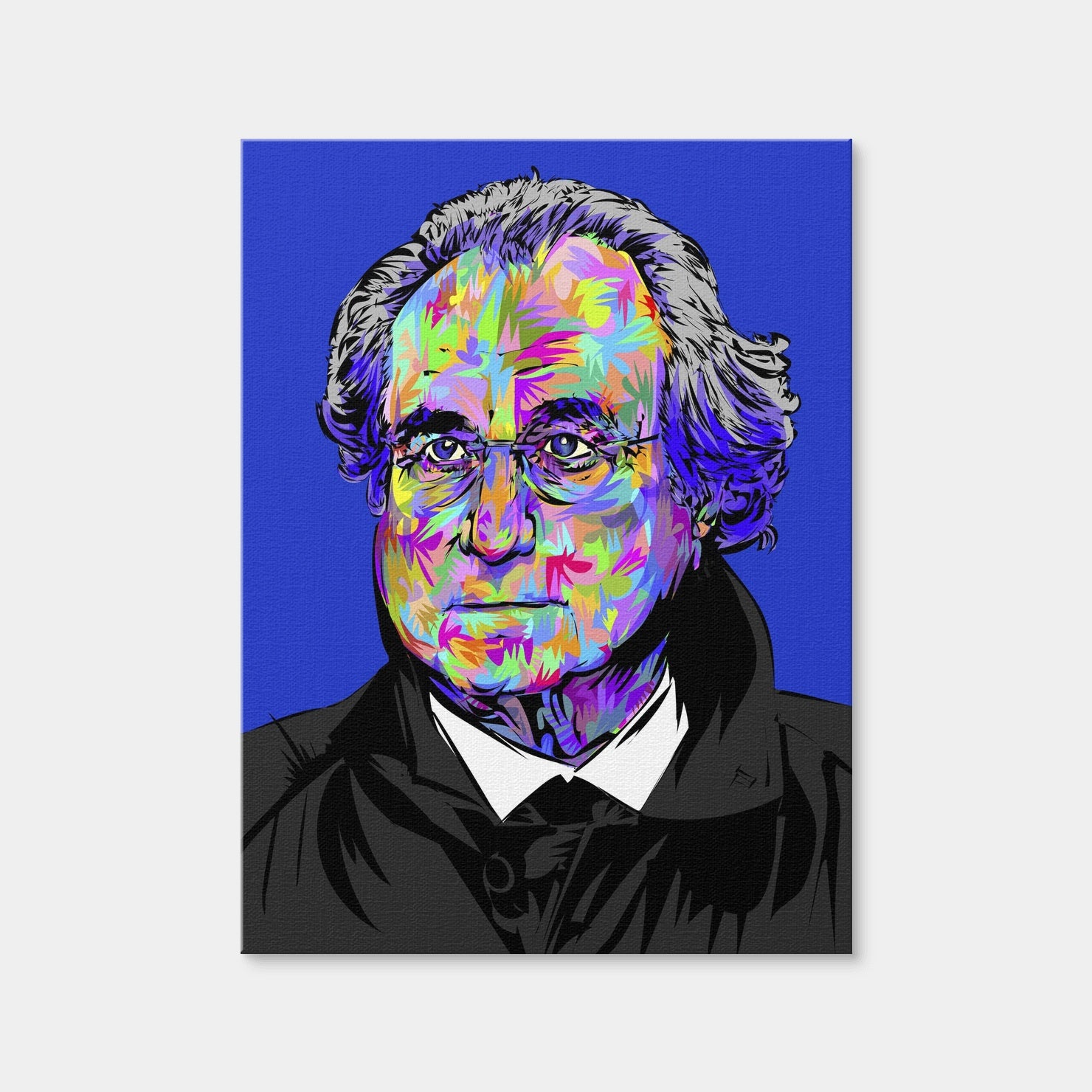 AUTO-MOCKUP WHITE | Bernie Madoff | 1 Piece | Gallery Wrap Canvas | group=3x4