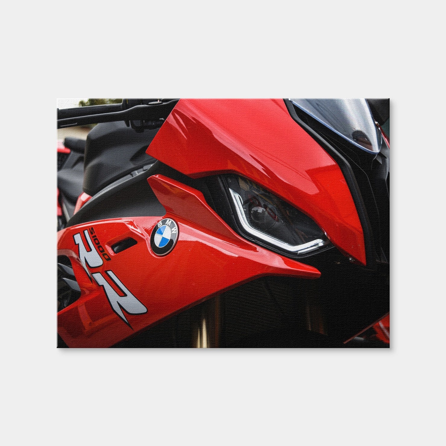 AUTO-MOCKUP WHITE | BMW S1000 | 1 Piece | Gallery Wrap Canvas | group=4x3