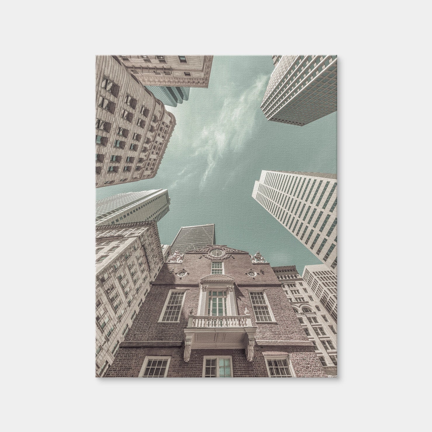 AUTO-MOCKUP WHITE | Boston Old State House | 1 Piece | Gallery Wrap Canvas | group=3x4