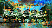 BTS Magnificent Seven Wall Art