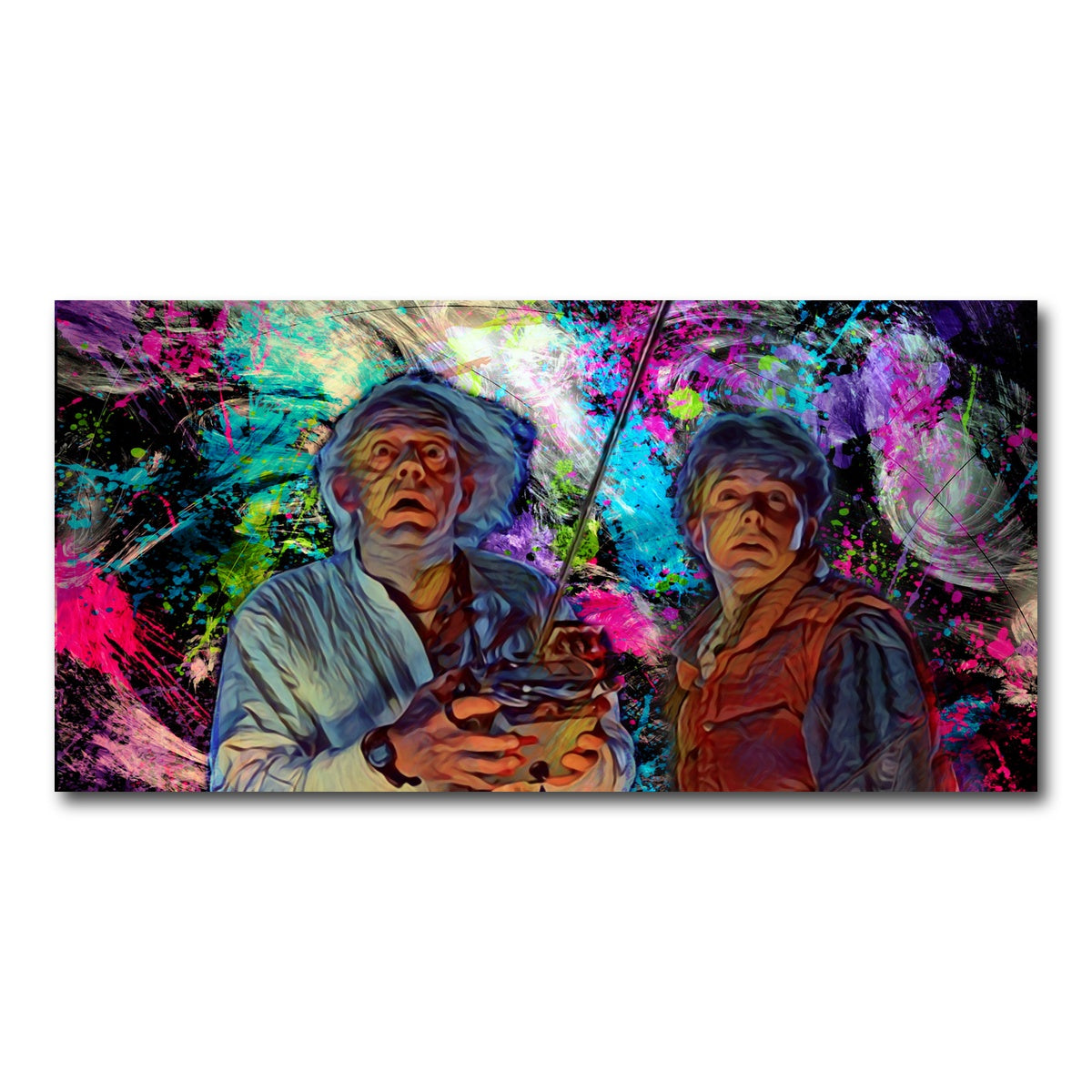 AUTO-MOCKUP WHITE | Back to the future | 1 Piece | Gallery Wrap Canvas | group=2x1