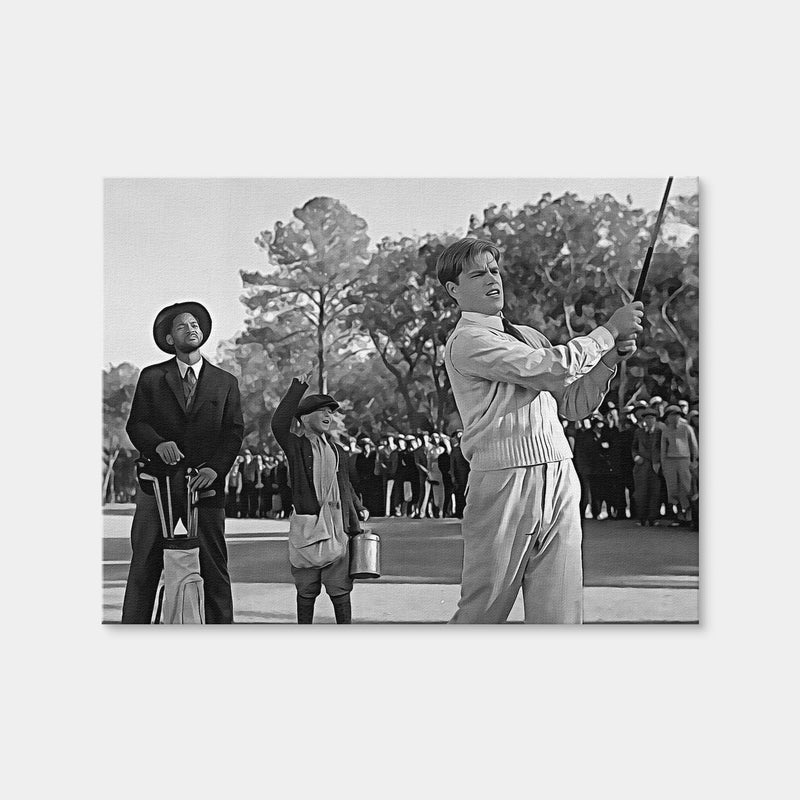 AUTO-MOCKUP WHITE | Bagger Vance Grayscale | 1 Piece | Gallery Wrap Canvas | group=4x3