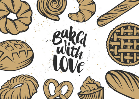Baked With Love Wall Art