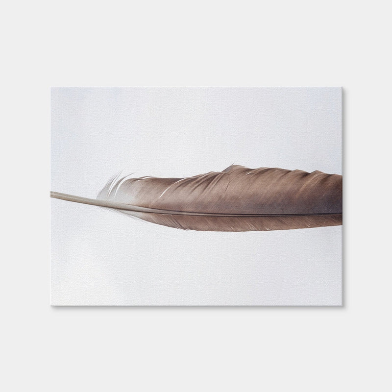 AUTO-MOCKUP WHITE | Bald Eagle Feather | 1 Piece | Gallery Wrap Canvas | group=4x3